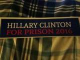 Cameron McCarty's review of Hillary Clinton for Prison Bumper Sticker