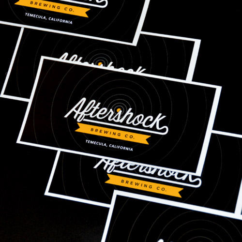 Aftershock Brewery Rectangle Bumper Sticker