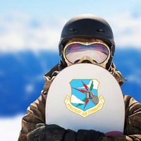 Air Force Strategic Air Command Sticker on a Snowboard example