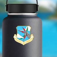 Air Force Strategic Air Command Sticker on a Water Bottle example