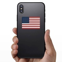 American Flag Sticker on a Phone example