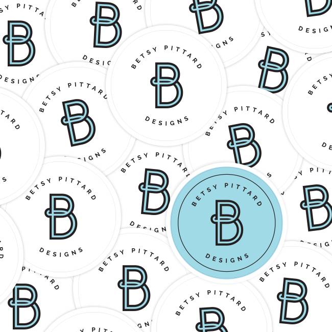 Betsy Pittard Designs Circle Stickers