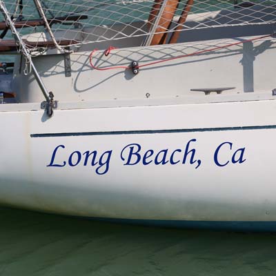 Boat Port Sticker