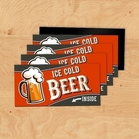 Cold Beer Custom Rectangle Magnet