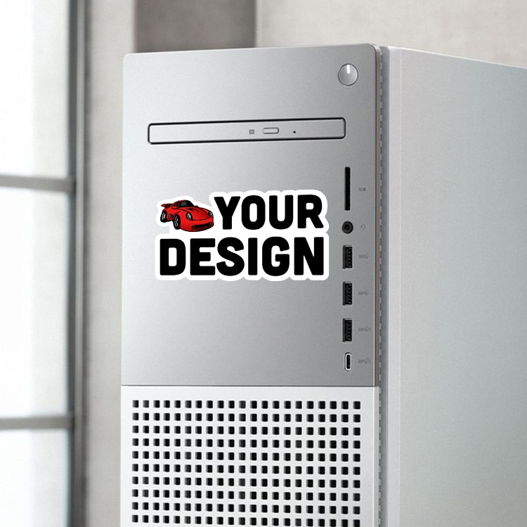 Custom Computer Tower Sticker 