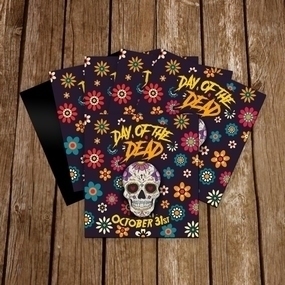 Day of the Dead Custom Square Magnet