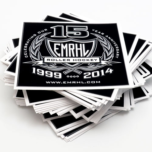EMRHL Roller Hockey Custom Rectangle Stickers