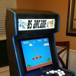 Arcade Marquee Face Adhesive Sticker