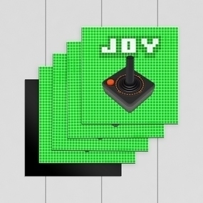 Joystick Custom Square Magnet