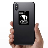 Kappa Sigma Wanted Man Sticker on a Phone example