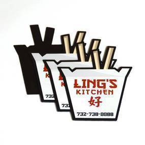 Ling's Kitchen Custom Die Cut Magnet