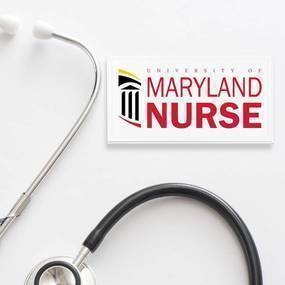 University of Maryland Nursing School Rectangle Stickers
