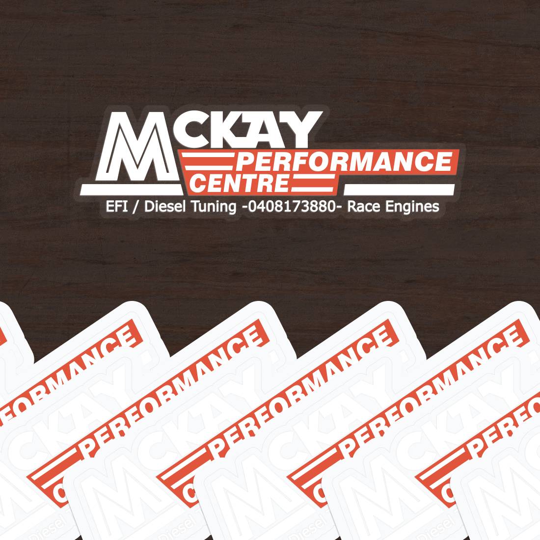 McKay Performance Centre Clear Stickers