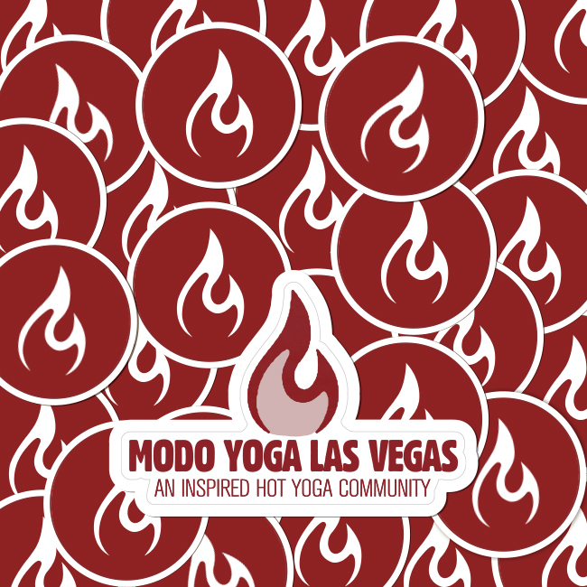 Modo Yoga Las Vegas Circle & Die Cut Stickers