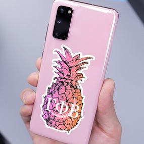 Gamma Phi Beta Pineapple Phone Sticker