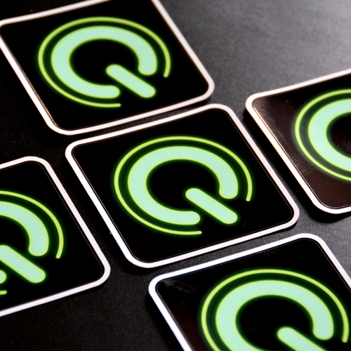 Q Rounded Rectangle Sticker