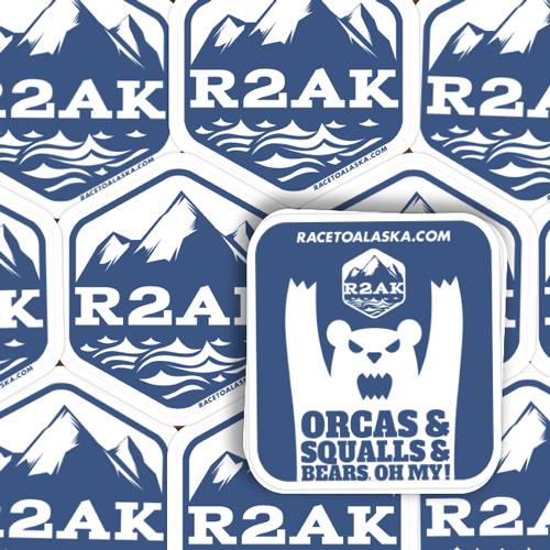 Race To Alaska Custom Rounded Rectangle Stickers