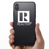 Realtor Real Estate Agent Sticker on a Phone example