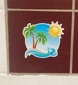 Deanne's review of Palm Trees on Tropical Island Sticker