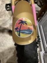 Gina's review of Sunrise With Palm Trees On a Tropical Island Sticker