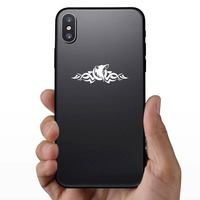 Angry Coyote Design Sticker on a Phone example