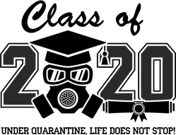 Covid Class of 2020 Graduation Sticker