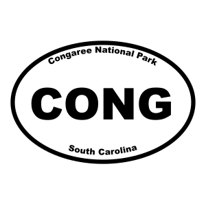 Congaree National Park Oval Sticker