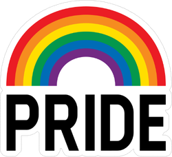 Pride Month Rainbow Celebration Sticker