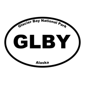 Glacier Bay National Park Oval Sticker