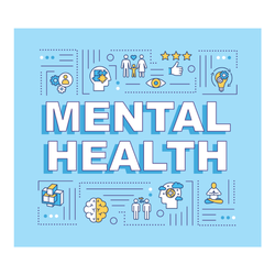 Mental Health Icons Sticker
