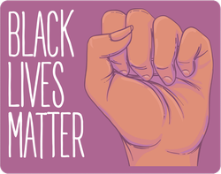 Black Lives Matter Pink Sticker