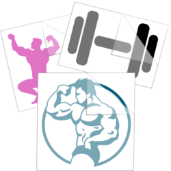 Bodybuilding & Weight Training Stickers