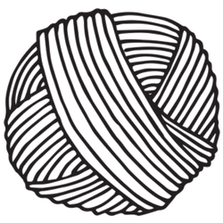 Doodle Drawing Yarn For Knitting Sticker