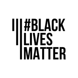 Black Lives Matter Typography Transfer Sticker