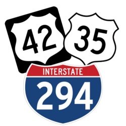 Interstate and Highway Number Sign Stickers and Decals