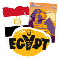 Egypt Stickers and Decals