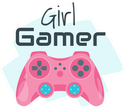 Girl Gamer Sticker