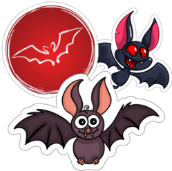 Bat Stickers & Decals