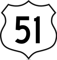 Highway Number Sign Magnets