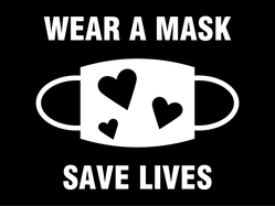 Wear a Mask Save Lives Sticker