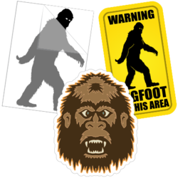 Bigfoot Sasquatch Stickers