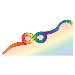 Infinity Rainbow Autism Pride Sticker