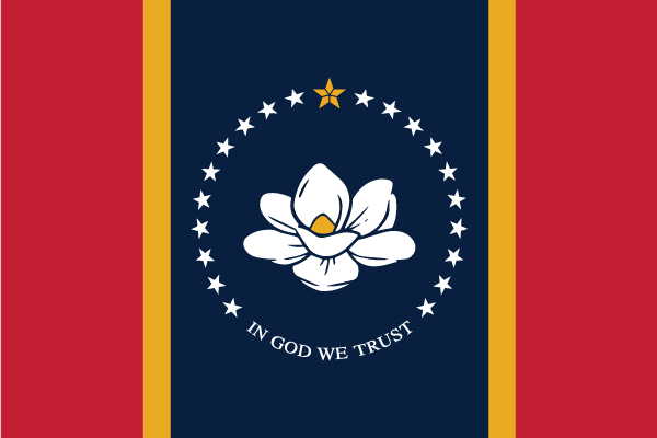 Mississippi Ms State Flag Magnet
