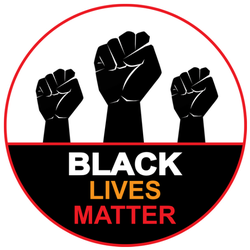 Black Lives Matter Circle Sticker