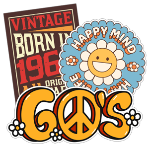 1960's Stickers