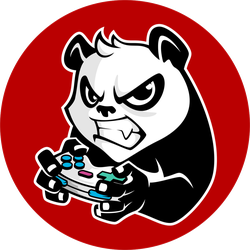Angry Gamer Panda Sticker