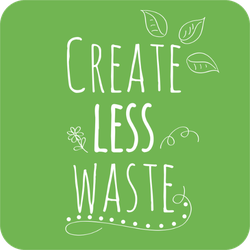 Create Less Waste Sticker