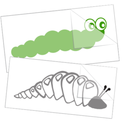 Caterpillar Stickers