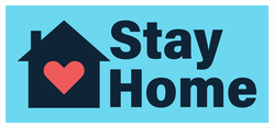 Stay Home Quarantine Sticker