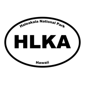 Haleakala National Park Oval Sticker